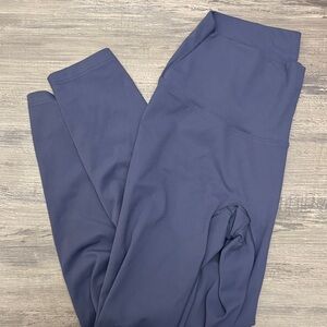 Women's Navy Blue High-Waisted Leggings